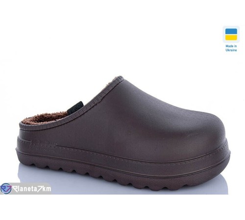 Чоловічі сабо на зиму (6 пар р.41-45) коричневий  "MURMUR"
