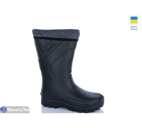 Чоловічі чоботи з піни на весну/осінь (6 пар р.41-45) чорний  "MURMUR"