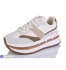 Кросівки жіночі на весну/осінь (8 пар р.36-41) бежевий  "Normashoes"