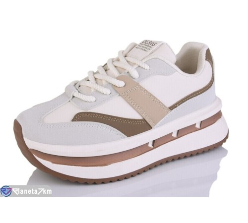 Кросівки жіночі на весну/осінь (8 пар р.36-41) бежевий  "Normashoes"