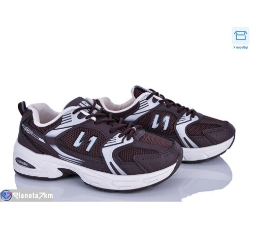 Кросівки жіночі на весну/осінь (8 пар р.37-42) коричневий  "Normashoes"