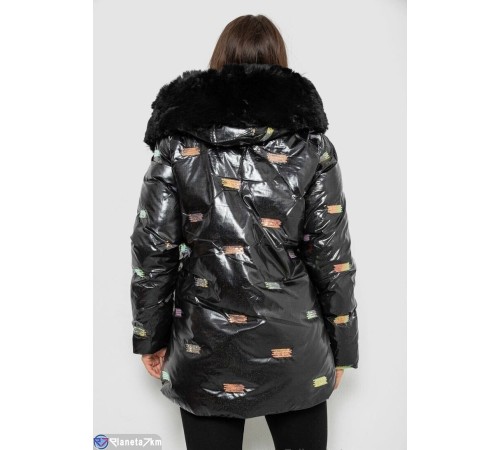 Куртка жіноча на зиму (5 шт. р.сетка M-3XL) чорний  "Masari"