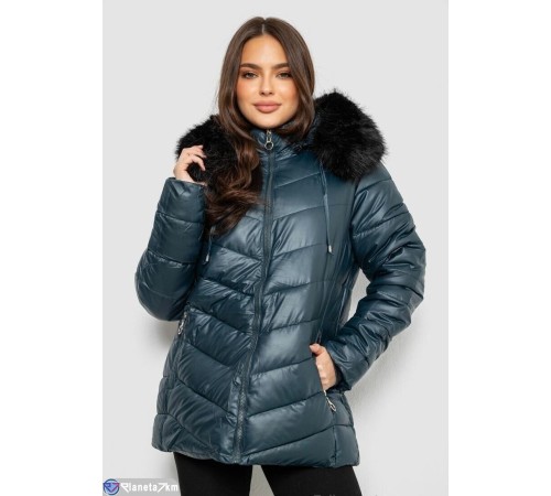 Куртка жіноча на зиму (5 шт. р.сетка M-3XL) синій  "Masari"