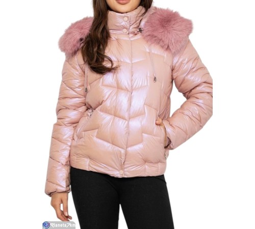 Куртка жіноча на зиму (5 шт. р.сетка XS-XL) рожевий  "Masari"