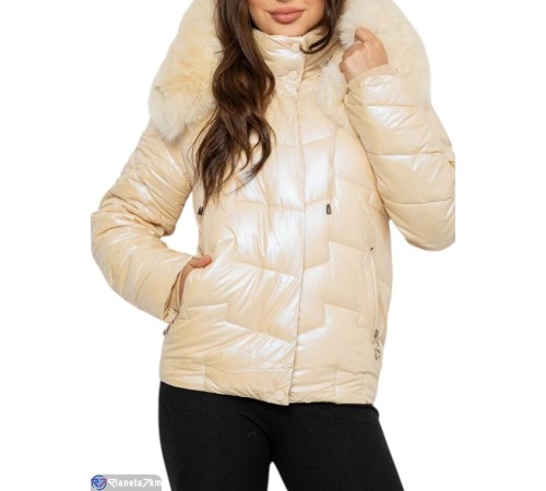 Куртка жіноча на зиму (5 шт. р.сетка XS-XL) бежевий  "Masari"