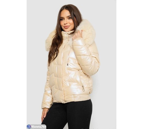 Куртка жіноча на зиму (5 шт. р.сетка XS-XL) бежевий  "Masari"