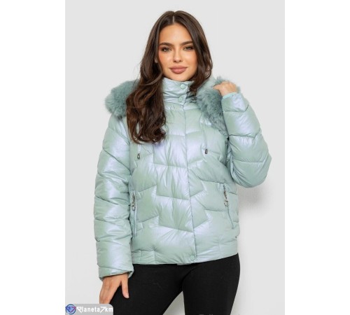 Куртка жіноча на зиму (5 шт. р.сетка XS-XL) зелений  "Masari"