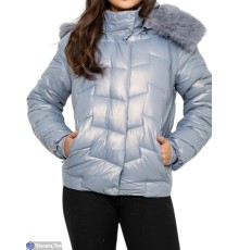 Куртка жіноча на зиму (5 шт. р.сетка XS-XL) блакитний  "Masari"