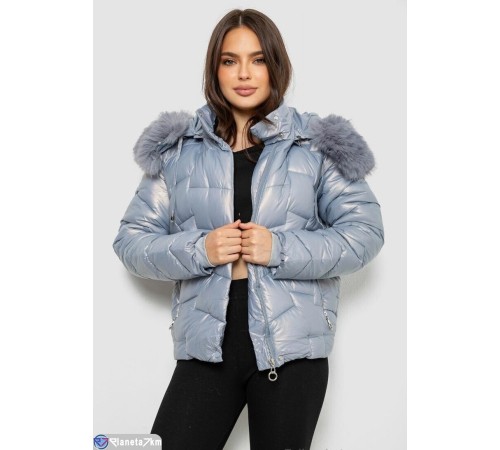 Куртка жіноча на зиму (5 шт. р.сетка XS-XL) блакитний  "Masari"