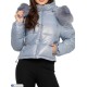 Куртка жіноча на зиму (5 шт. р.сетка XS-XL) блакитний  "Masari"