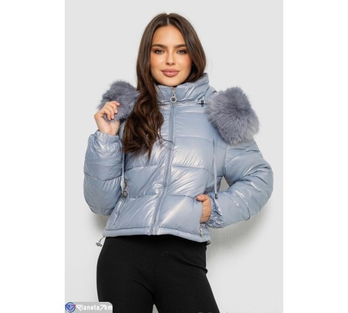 Куртка жіноча на зиму (5 шт. р.сетка XS-XL) блакитний  "Masari"