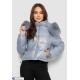 Куртка жіноча на зиму (5 шт. р.сетка XS-XL) блакитний  "Masari"