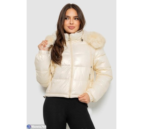 Куртка жіноча на зиму (5 шт. р.сетка XS-XL) бежевий  "Masari"