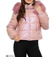 Куртка жіноча на зиму (5 шт. р.сетка XS-XL) рожевий  "Masari"