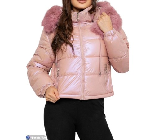 Куртка жіноча на зиму (5 шт. р.сетка XS-XL) рожевий  "Masari"