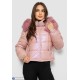 Куртка жіноча на зиму (5 шт. р.сетка XS-XL) рожевий  "Masari"