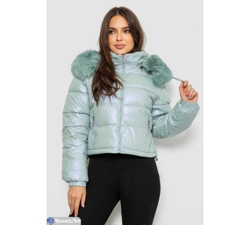 Куртка жіноча на зиму (5 шт. р.сетка XS-XL) зелений  "Masari"
