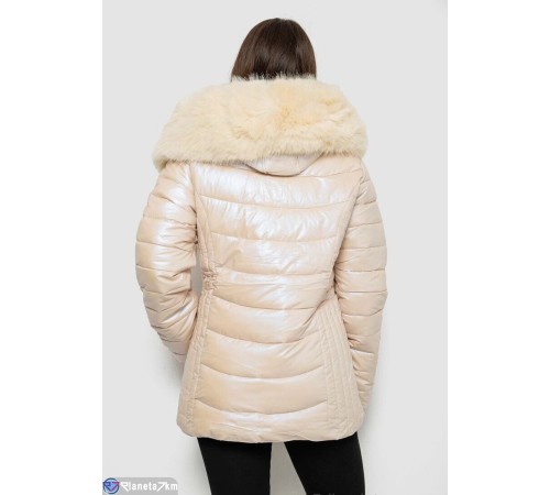 Куртка жіноча на зиму (5 шт. р.сетка M-3XL) бежевий  "Masari"