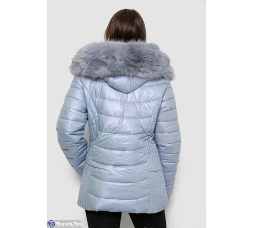 Куртка жіноча на зиму (5 шт. р.сетка M-3XL) блакитний  "Masari"