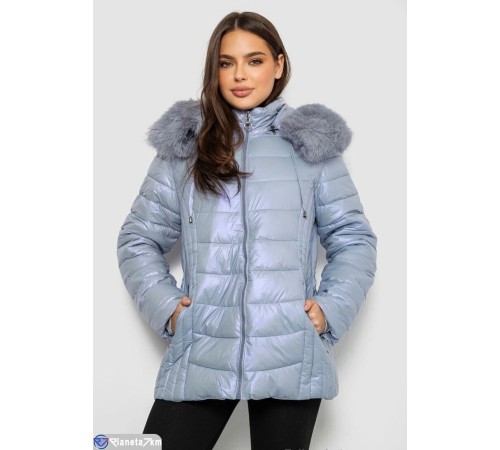 Куртка жіноча на зиму (5 шт. р.сетка M-3XL) блакитний  "Masari"