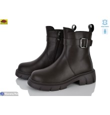 Черевики жіночі на зиму (6 пар р.36-40) коричневий  "Mei De Li"