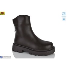 Черевики жіночі на зиму (6 пар р.36-40) коричневий  "Mei De Li"