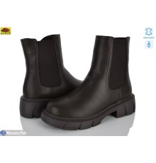 Черевики жіночі на зиму (6 пар р.36-40) коричневий  "Mei De Li"