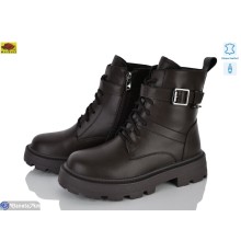 Черевики жіночі на зиму (6 пар р.36-40) коричневий  "Mei De Li"