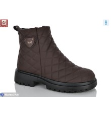 Черевики жіночі на зиму (8 пар р.36-41) коричневий  "WSMR"