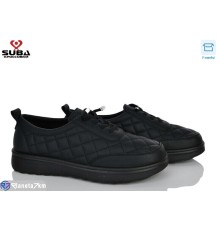 Кросівки жіночі на весну/осінь (6 пар р.40-42) чорний  "SUBA"