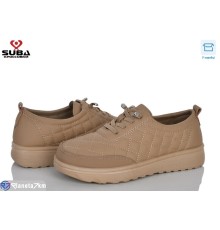 Кросівки жіночі на весну/осінь (8 пар р.37-42) коричневий  "SUBA"