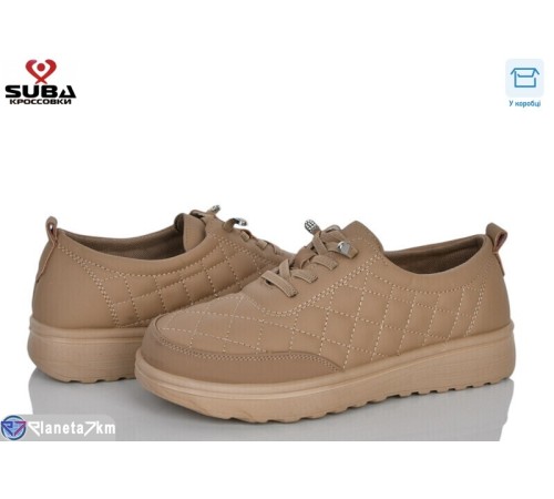 Кросівки жіночі на весну/осінь (8 пар р.37-42) коричневий  "SUBA"