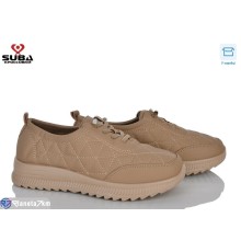 Кросівки жіночі на весну/осінь (8 пар р.37-42) коричневий  "SUBA"