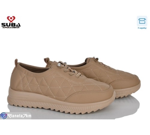 Кросівки жіночі на весну/осінь (8 пар р.37-42) коричневий  "SUBA"