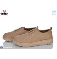 Кросівки жіночі на весну/осінь (8 пар р.37-42) коричневий  "SUBA"