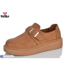 Туфлі жіночі на весну/осінь (8 пар р.37-41) коричневий  "SUBA"