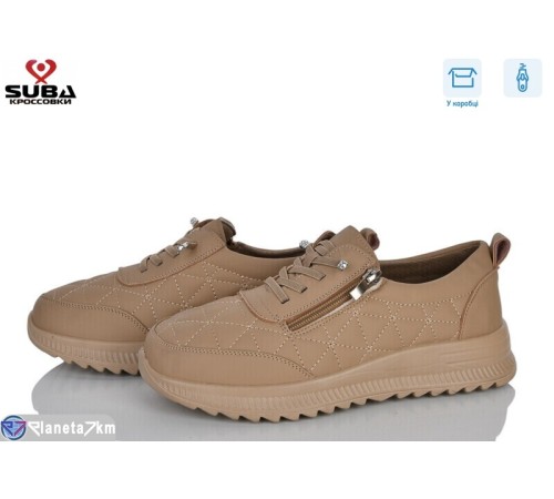 Кросівки жіночі на весну/осінь (8 пар р.37-42) коричневий  "SUBA"