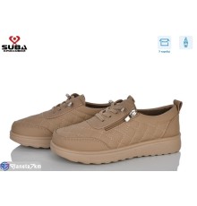 Кросівки жіночі на весну/осінь (8 пар р.37-42) коричневий  "SUBA"