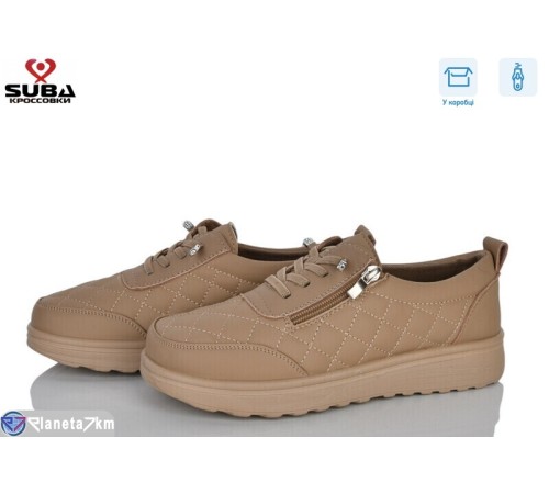 Кросівки жіночі на весну/осінь (8 пар р.37-42) коричневий  "SUBA"
