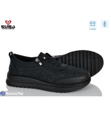 Кросівки жіночі на весну/осінь (6 пар р.40-42) чорний  "SUBA"