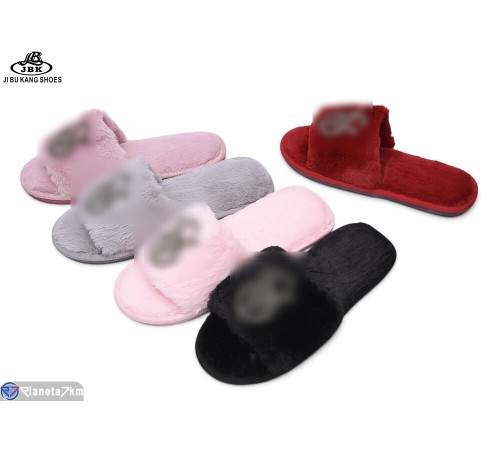 Тапки жіночі на весну/осінь (12 пар р.37-42) мікс  "Jibukang"