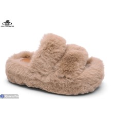 Тапки жіночі на весну/осінь (8 пар р.36-40) коричневий  "Jibukang"