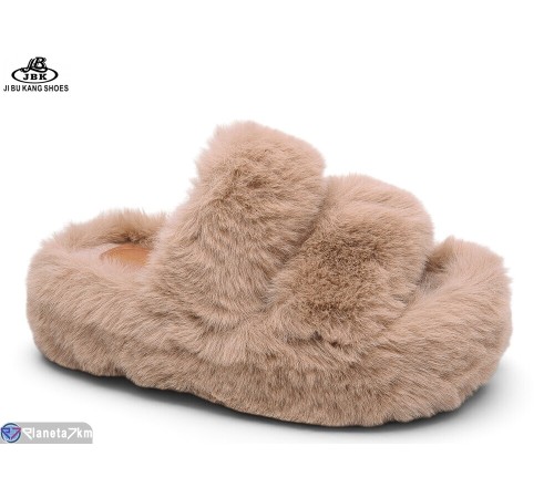 Тапки жіночі на весну/осінь (8 пар р.36-40) коричневий  "Jibukang"