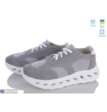 Кросівки жіночі на весну/осінь (6 пар р.36-40) сірий  "Linda"