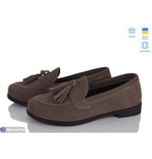 Туфлі жіночі на весну/осінь (6 пар р.36-40) коричневий  "Linda"