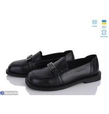 Туфлі жіночі на весну/осінь (6 пар р.36-40) чорний  "Linda"