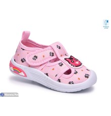 Тапки дитячі на весну/осінь (12 пар р.22-27) рожевий  "TOMMY"