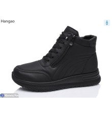 Черевики жіночі на зиму (8 пар р.37-42) чорний  "LEFRAT"