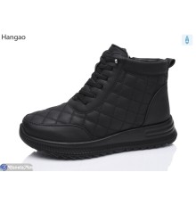 Черевики жіночі на зиму (8 пар р.37-42) чорний  "LEFRAT"