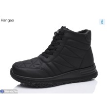 Черевики жіночі на зиму (8 пар р.37-42) чорний  "LEFRAT"